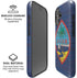 Guam Flag Dark Wood iPhone 17 Magsafe Impact Case